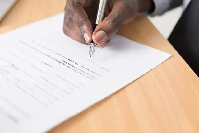 Signing by Authorized Notary on Citizenship Affidavit