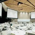Photo of an empty conference room