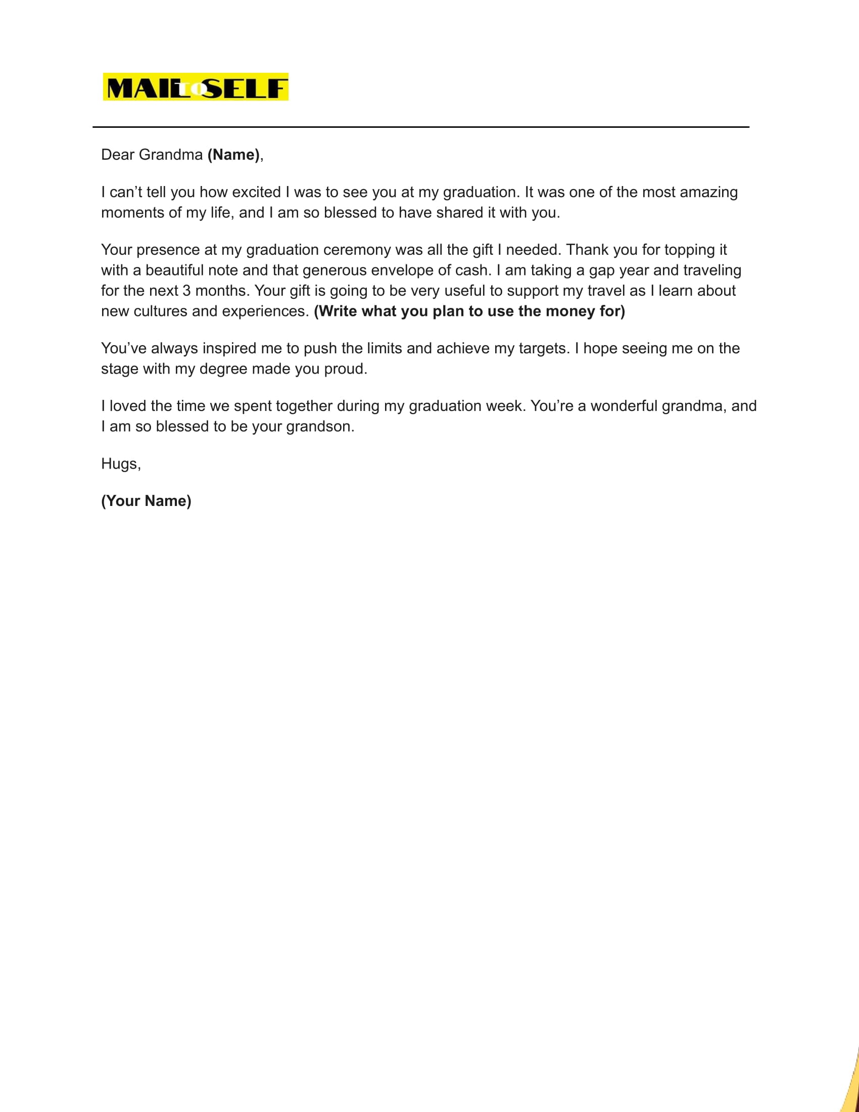 Thank You Letter For Graduation Money: How To, Templates & Examples