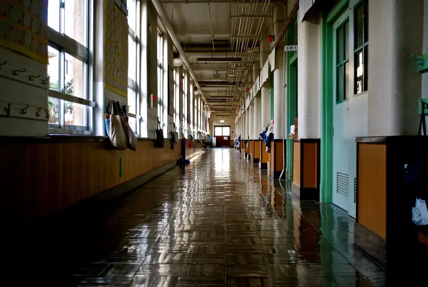 Corridors of a School