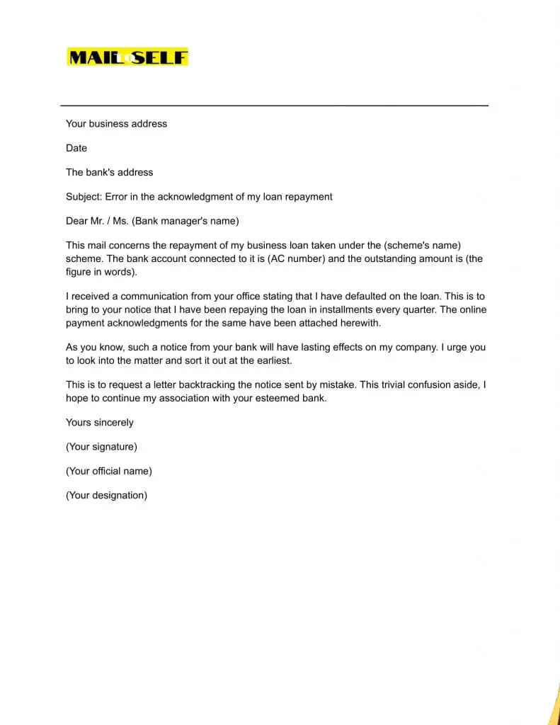Sample 4 for Hostile Business Letter